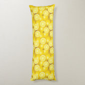 Coussins Longs Motif 2 de citron (Dos (Vertical))