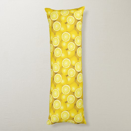 Coussins Longs Motif 2 de citron (Dos (Vertical))