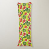 Coussins Longs Motif 2 de pastèque (Devant (Vertical))