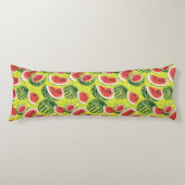 Coussins Longs Motif 2 de pastèque (Devant)