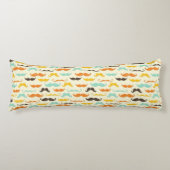 Coussins Longs Motif 3 de moustache (Devant)