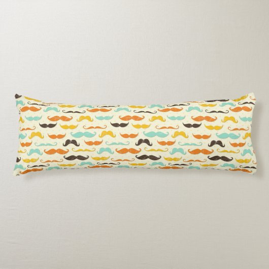 Coussins Longs Motif 3 de moustache (Devant)