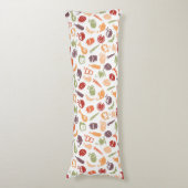 Coussins Longs Motif 3 de nourriture (Devant (Vertical))