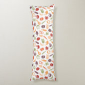 Coussins Longs Motif 3 de nourriture (Dos (Vertical))
