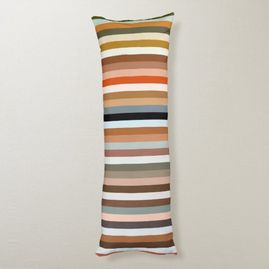 Coussins Longs Motif à bandes multiples (Dos (Vertical))