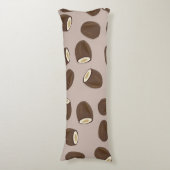 Coussins Longs Motif à la noix de coco (Devant (Vertical))