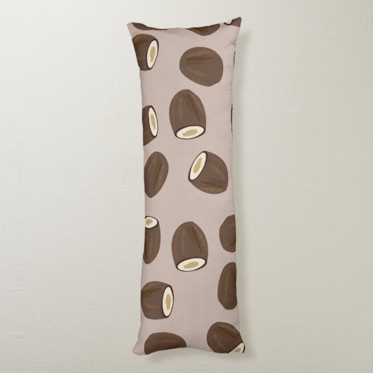 Coussins Longs Motif à la noix de coco (Dos (Vertical))