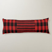 Coussins Longs Motif à plaid de Red Buffalo (Dos)