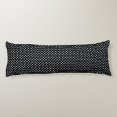 Coussins Longs Motif à pois noir et blanc (Dos)