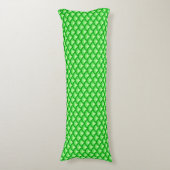 Coussins Longs Motif à vagues Art déco - vert jade (Devant (Vertical))