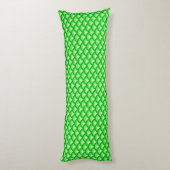 Coussins Longs Motif à vagues Art déco - vert jade (Dos (Vertical))