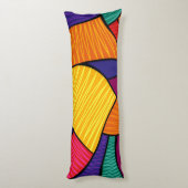 Coussins Longs motif Abstrait (Dos (Vertical))