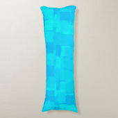Coussins Longs Motif Abstrait Bleu Turquoise (Devant (Vertical))