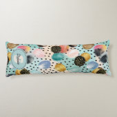 Coussins Longs Motif Abstrait brosse et Pointe Polka (Dos)