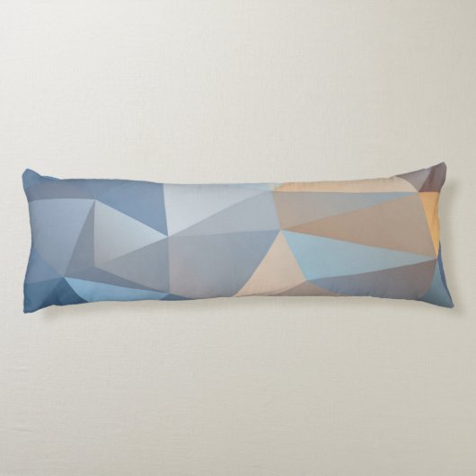 Coussins Longs Motif abstrait frais de triangle (Dos)