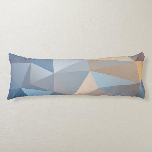 Coussins Longs Motif abstrait frais de triangle (Devant)