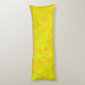 Coussins Longs Motif Abstrait Jaune Orange Vert (Dos (Vertical))
