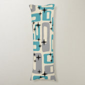 Coussins Longs Motif Abstrait Moderne du Milieu du Siècle (Devant (Vertical))