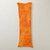 Coussins Longs Motif Abstrait Orange (Devant (Vertical))