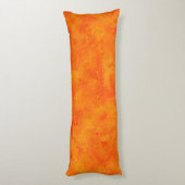 Coussins Longs Motif Abstrait Orange (Dos (Vertical))
