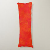 Coussins Longs Motif abstrait orange rouge (Devant (Vertical))
