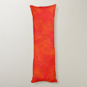 Coussins Longs Motif abstrait orange rouge (Dos (Vertical))