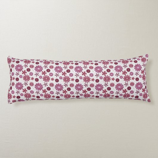 Coussins Longs Motif Abstrait Pastel Purple (Dos)