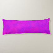 Coussins Longs Motif Abstrait rose pourpre (Dos)