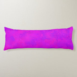 Coussins Longs Motif Abstrait Rose Violet