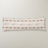 Coussins Longs Motif africain 1 d'animaux (Dos)