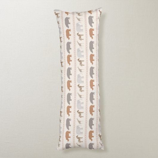 Coussins Longs Motif africain 1 d'animaux (Dos (Vertical))