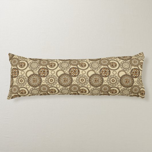 Coussins Longs Motif africain 3 de peau de guépard (Devant)