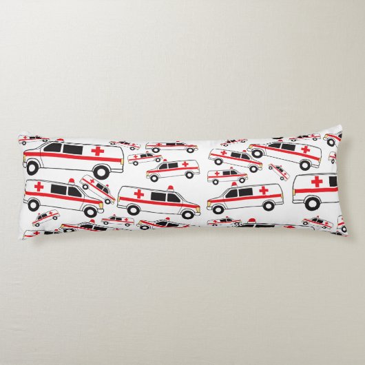 Coussins Longs Motif ambulancier (Dos)