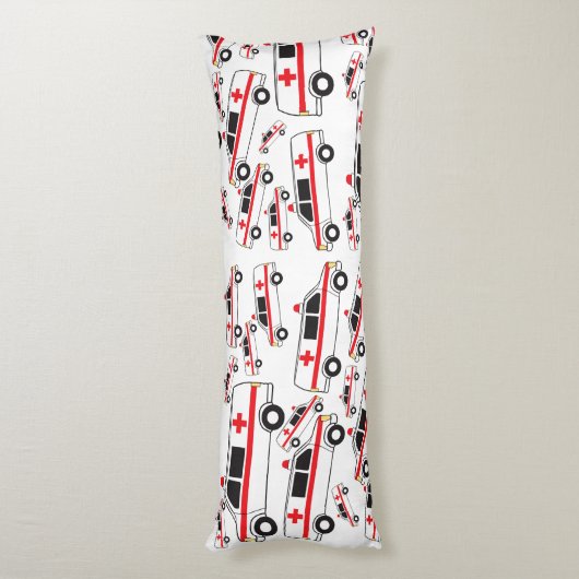 Coussins Longs Motif ambulancier (Dos (Vertical))