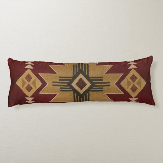 Coussins Longs Motif amérindien (Dos)