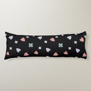 Coussins Longs Motif Amour Chanceux Cœurs Trèfle Mignon