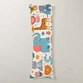 Coussins Longs Motif animal de dessin (devant Vertical)