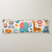 Coussins Longs Motif animal de dessin (Dos)