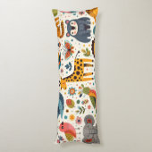 Coussins Longs Motif animal de dessin (Dos (Vertical))