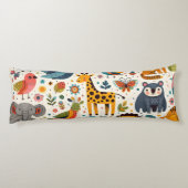 Coussins Longs Motif animal de dessin (Dos)