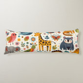 Coussins Longs Motif animal de dessin (Devant)
