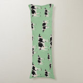Coussins Longs Motif animal de ferme de vache (Devant (Vertical))