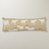 Coussins Longs Motif animal de la ferme de chèvres (Dos)