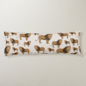 Coussins Longs Motif animal du lion de la jungle (Dos)