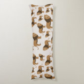 Coussins Longs Motif animal du lion de la jungle (Devant (Vertical))