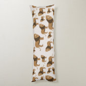 Coussins Longs Motif animal du lion de la jungle (Dos (Vertical))