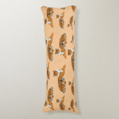 Coussins Longs Motif animal du Tigre de la Jungle (Devant (Vertical))