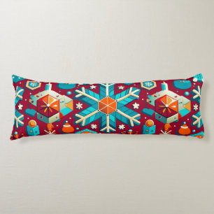 Coussins Longs Motif animé et coloré sur le thème des fêtes de No