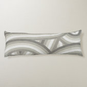 Coussins Longs Motif arc-en-ciel neutre/beige rétro (Dos)