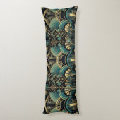 Coussins Longs motif art déco élégant (Dos (Vertical))